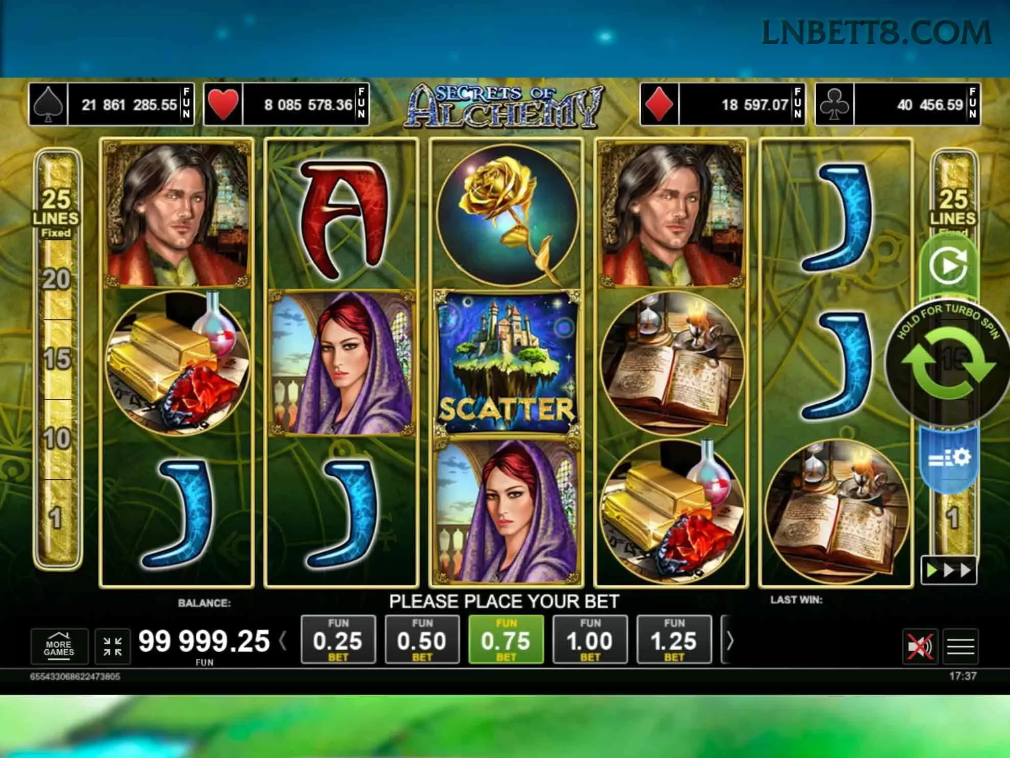 Slots online da lnbet com jackpots progressivos